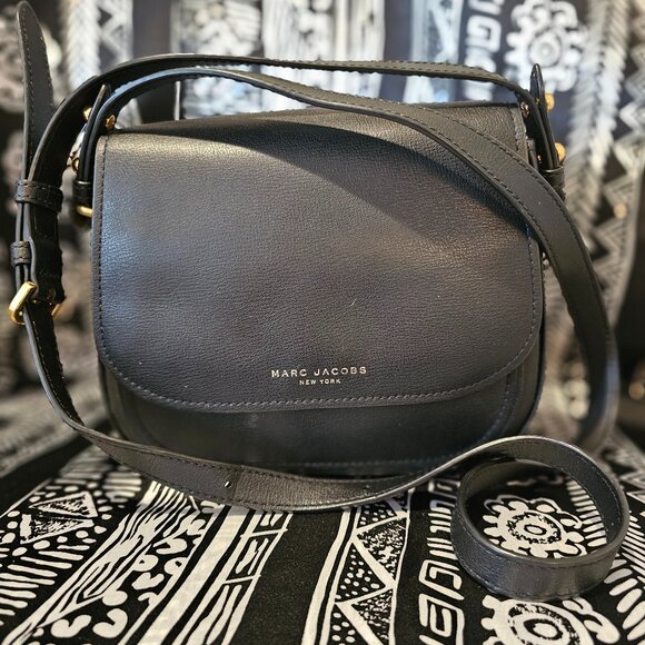 Marc Jacobs New York Classic Black Leather Rider Crossbody bag - Picture 2 of 10